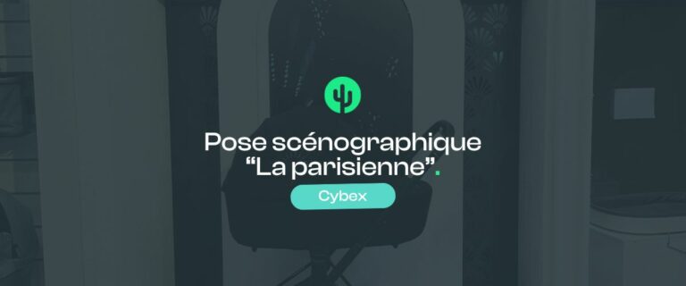 Pose scénographique "la parisienne" Corbex